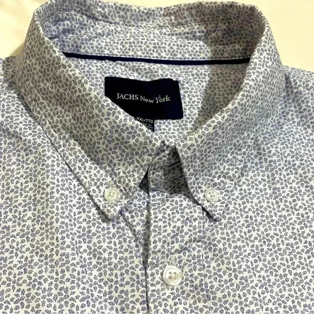 🎈Jachs New York  men short sleeves button down collared casual shirt